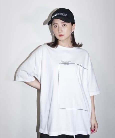#046　The Rectangle T-シャツ WHITE