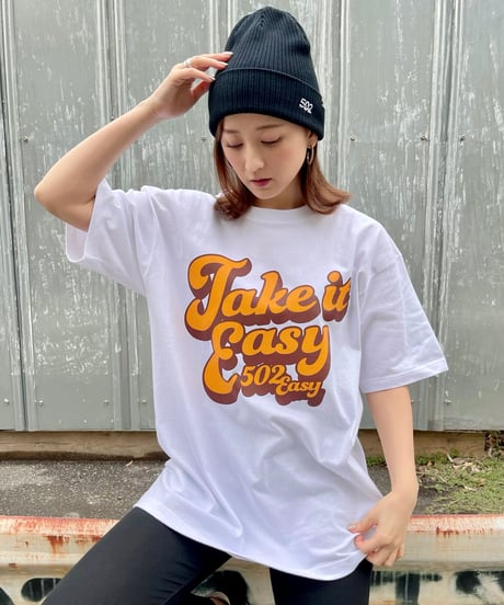 #043　70's Take it Easy  T‐シャツ  WHITE