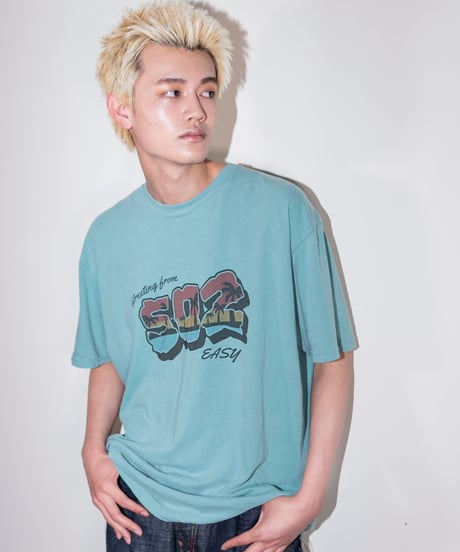 #048　502EASY Hawaiian T‐シャツ GREEN