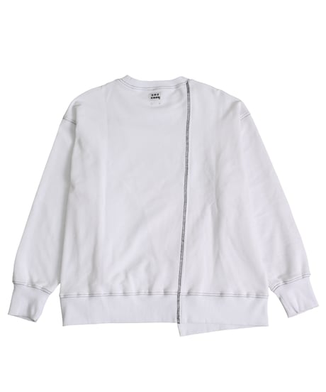 #031　アシメスウエット　WHITE
