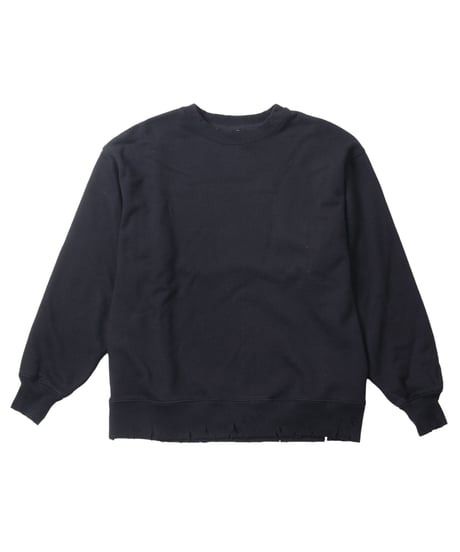 #023　ダメージスウェット　BLACK