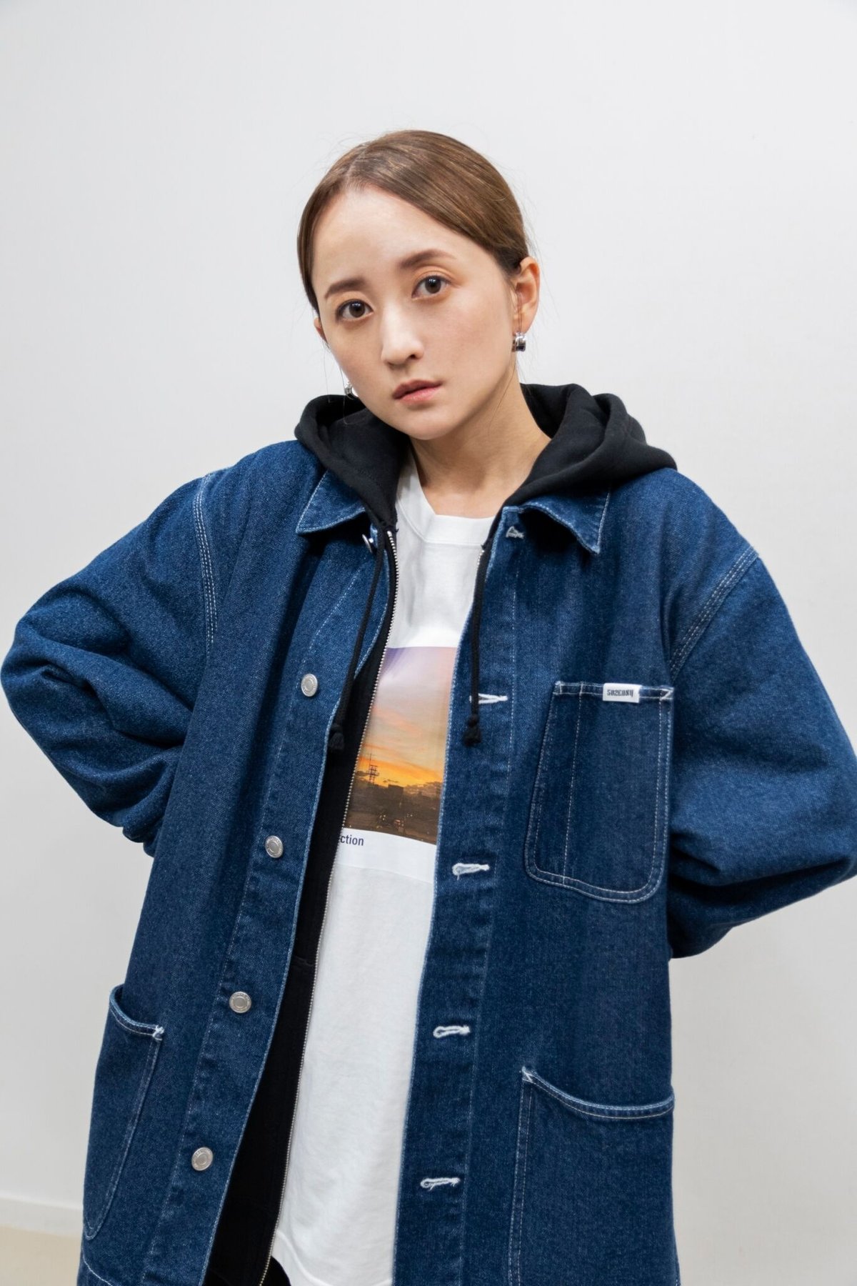 069 デニム ルーズフィット カバーオール ジャケット | 502EASY 069 デニム ルーズフィット カバーオール ジャケット | 502EASY