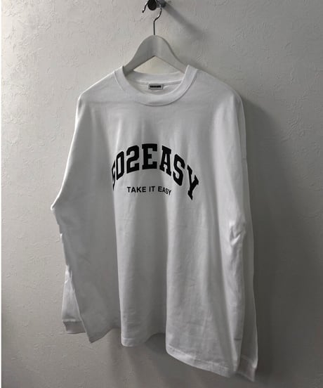 #085　502EASY カレッジロゴBigサイズロンT