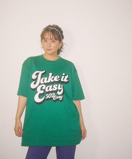 #043　70's Take it Easy  T‐シャツ  GREEN