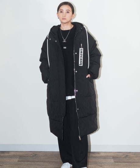 #025　中綿ロングコート