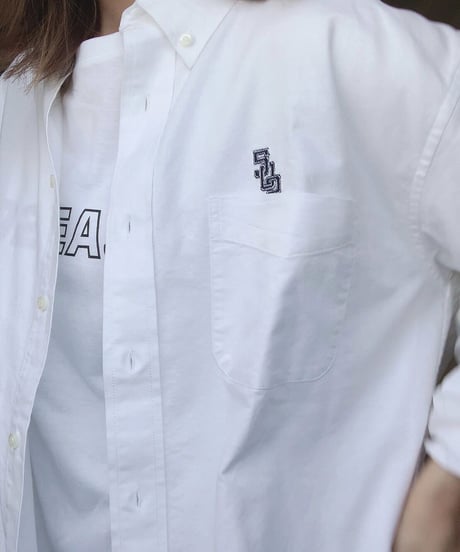#061 　  502オックスフォード ボタンダウン シャツ　 WHITE