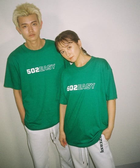 #047　NewワークT‐シャツ GREEN
