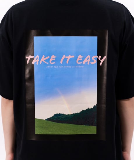 #098　彩空バックプリントTシャツ ~TAKE IT EASY~