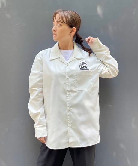 #063 　502EASY Wappen T/C WorkShirts  WHITE