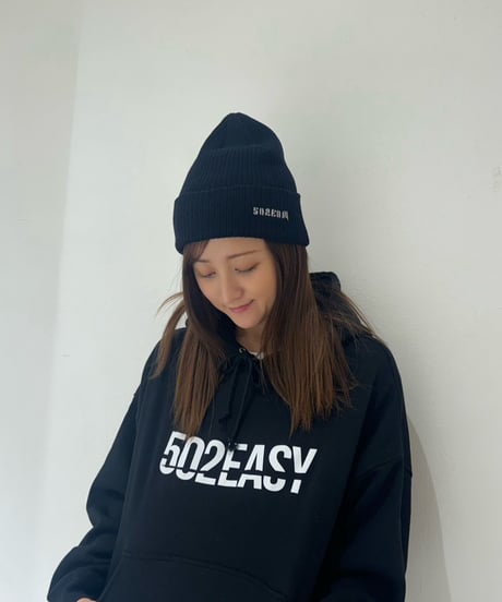 #194　502EASYリブニット帽