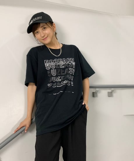 #107　502EASY コンビロゴポケットTシャツ