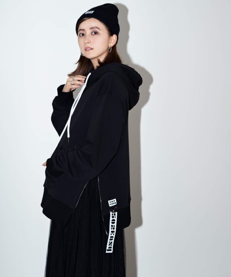 #009　ニットキャップ　BLACK