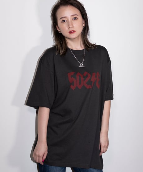 #052　Rock Band T-シャツ CHARCOAL GRAY