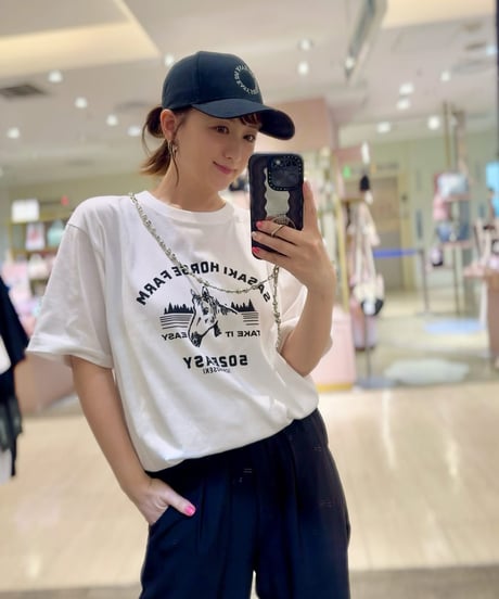 #184　502EASYｘ佐々木牧場コラボTシャツ〈HORSE〉