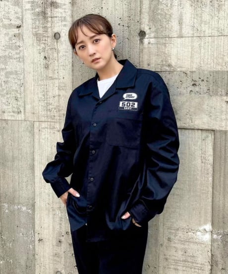 #063 　502EASY Wappen T/C WorkShirts　BLACK