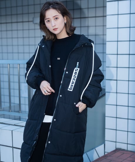 #025　中綿ロングコート