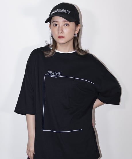 #046　The Rectangle T-シャツ BLACK
