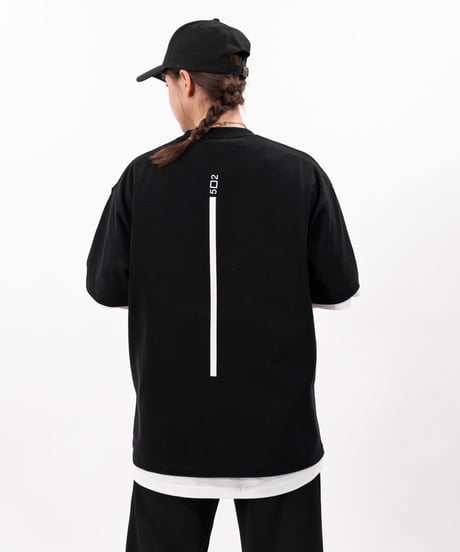 #101　502BAR LINEバックプリントTシャツ