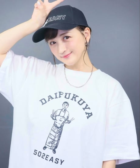 #179　502EASYｘ大福屋コラボTシャツ〈店主タイプ〉