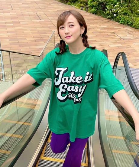 #043　70's Take it Easy  T‐シャツ  GREEN