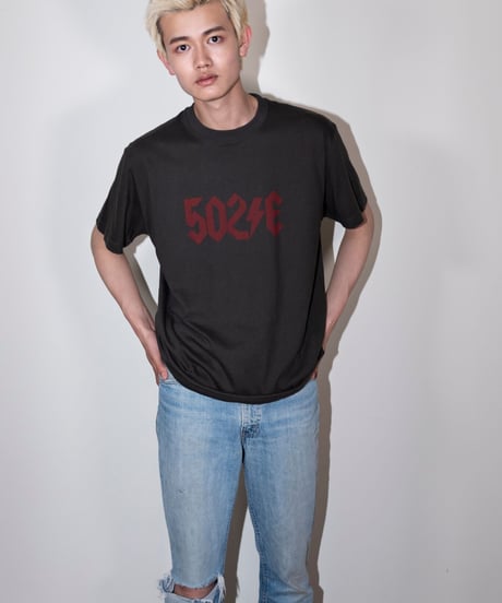 #052　Rock Band T-シャツ CHARCOAL GRAY