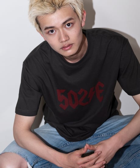 #052　Rock Band T-シャツ CHARCOAL GRAY