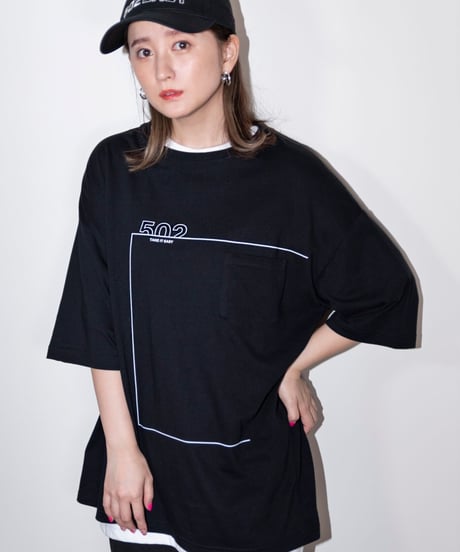 #046　The Rectangle T-シャツ BLACK