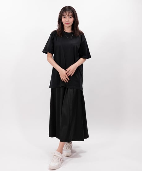 ［志田音々さんコラボアイテム］#105　彩空x音空　バックプリントTシャツ　BLACK