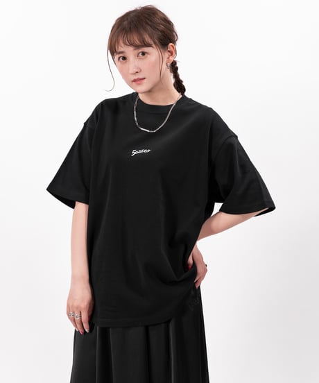 #138　 ﾏｸﾞﾅﾑｳｴｲﾄBIGｼﾙｴｯﾄ刺繍T-ｼｬﾂ
