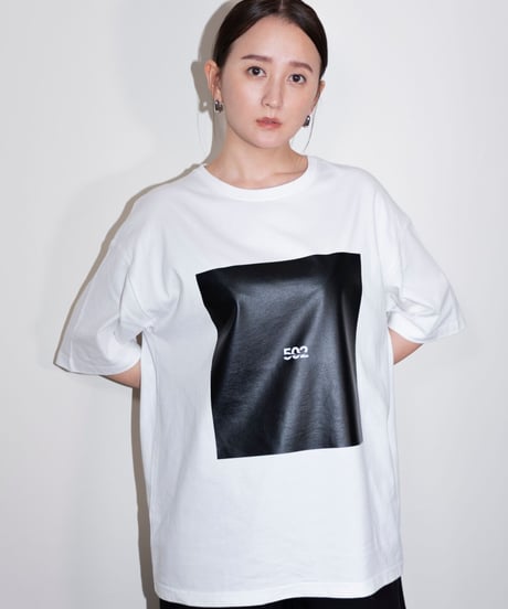 #049　The Rubber print T‐シャツ WHITE