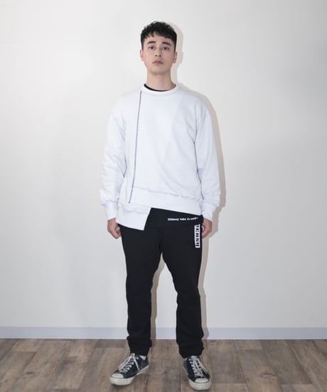 #031　アシメスウエット　WHITE
