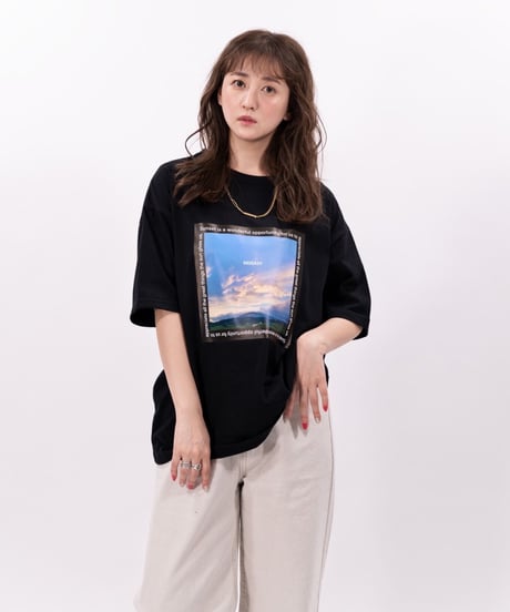 #097　彩空フロントプリントTシャツ