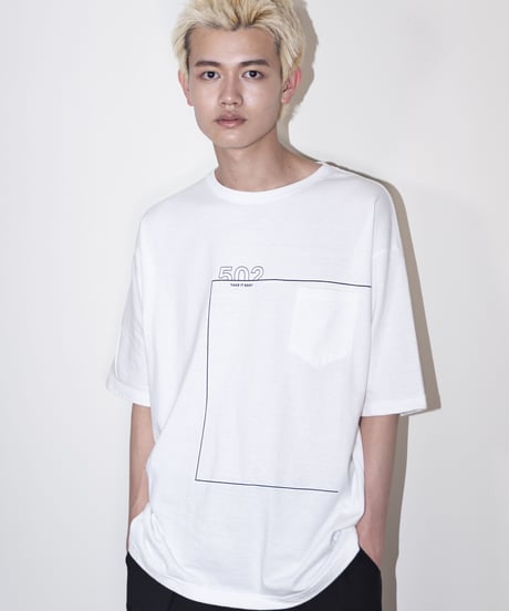 #046　The Rectangle T-シャツ WHITE