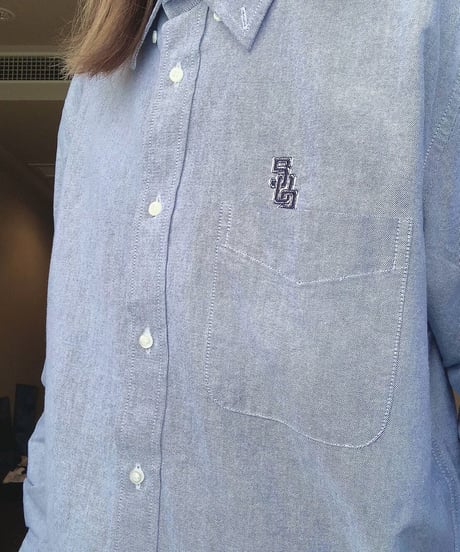 #061 　 502オックスフォード ボタンダウン シャツ　BLUE
