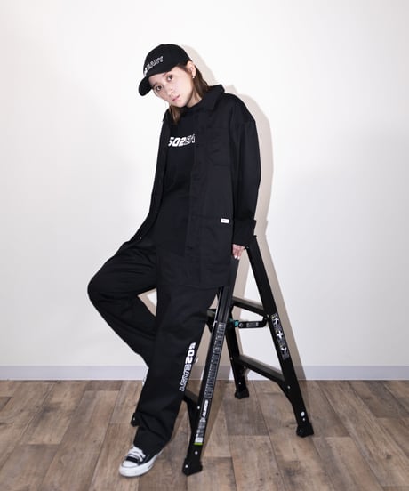#038　ワークT‐シャツ　BLACK