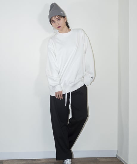 #023　ダメージスウェット　WHITE