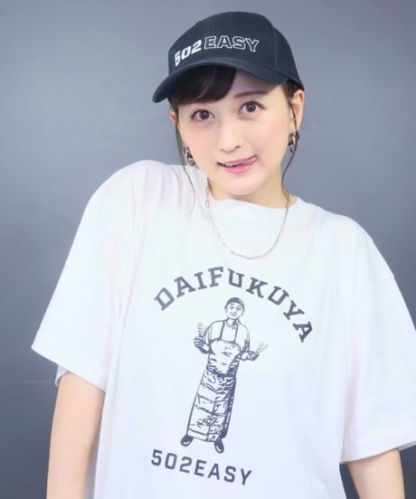 #179　502EASYｘ大福屋コラボTシャツ〈店主タイプ〉