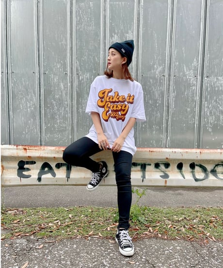 #043　70's Take it Easy  T‐シャツ  WHITE