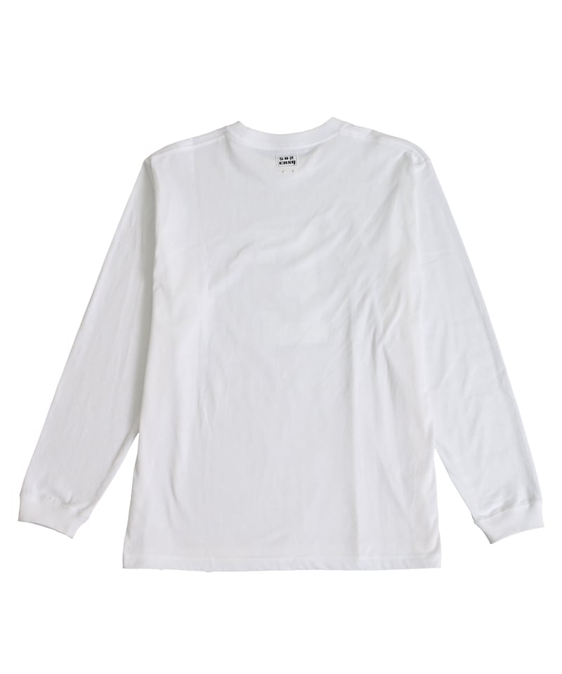 アイケーイー ロンT White 白 アイケーイー ロンT White 白 Ascii Brain Print Oversized Long