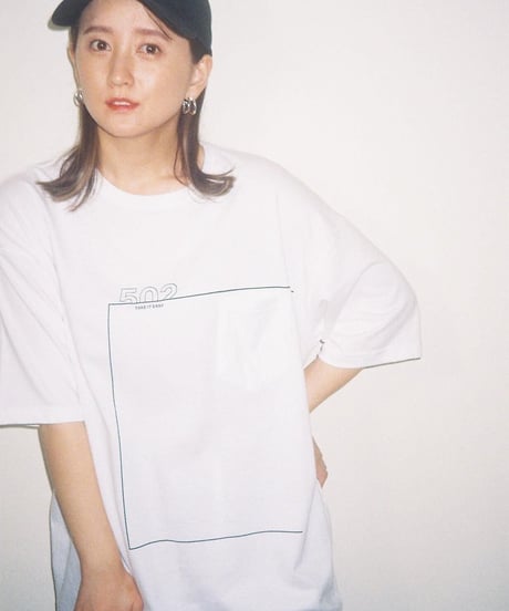 #046　The Rectangle T-シャツ WHITE