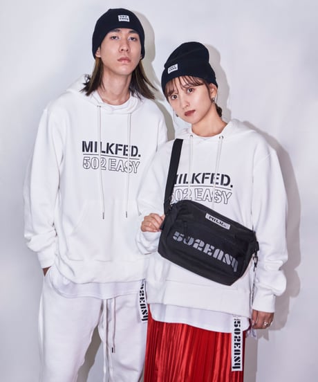 ［MILKFED.コラボアイテム］#015　 MILKFED. X 502EASY フーディトップス