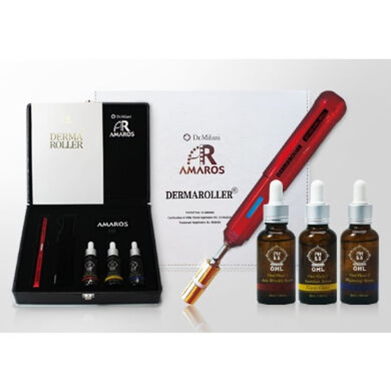 アマロス ダーマローラーセット（セラム3本付） アマロス ダーマローラーセット（セラム3本付）