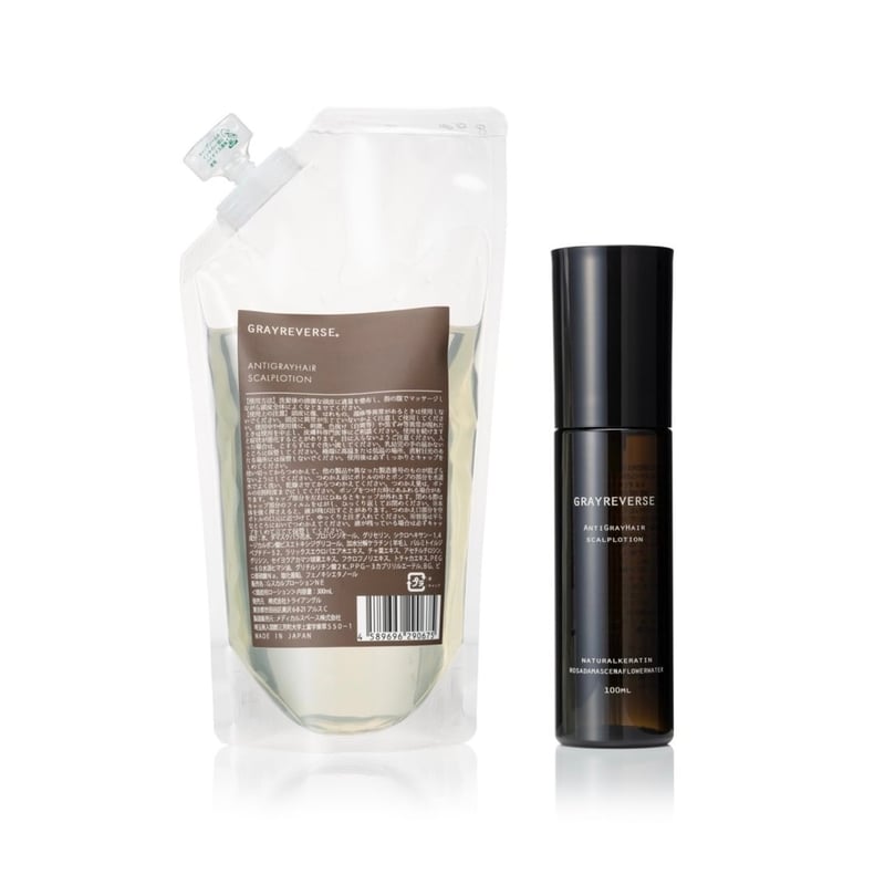 白髪を黒髪に戻すグレイリバースローション 最新の白髪ケア成分