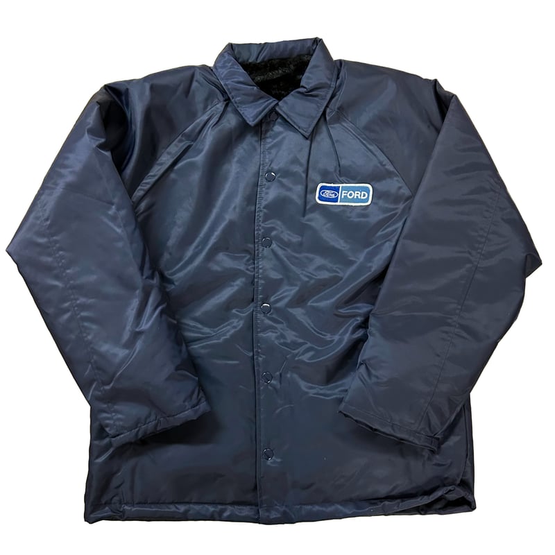 FORD ビンテージパッチ ボア付き コーチジャケット NAVY (M FORD ビンテージパッチ ボア付き コーチジャケット NAVY (M