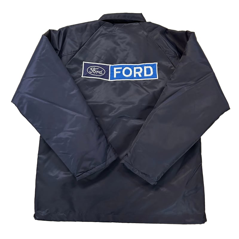 FORD ビンテージパッチ ボア付き コーチジャケット NAVY (M FORD ビンテージパッチ ボア付き コーチジャケット NAVY (M