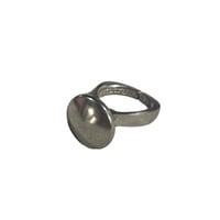 70s bent larsen circle ring