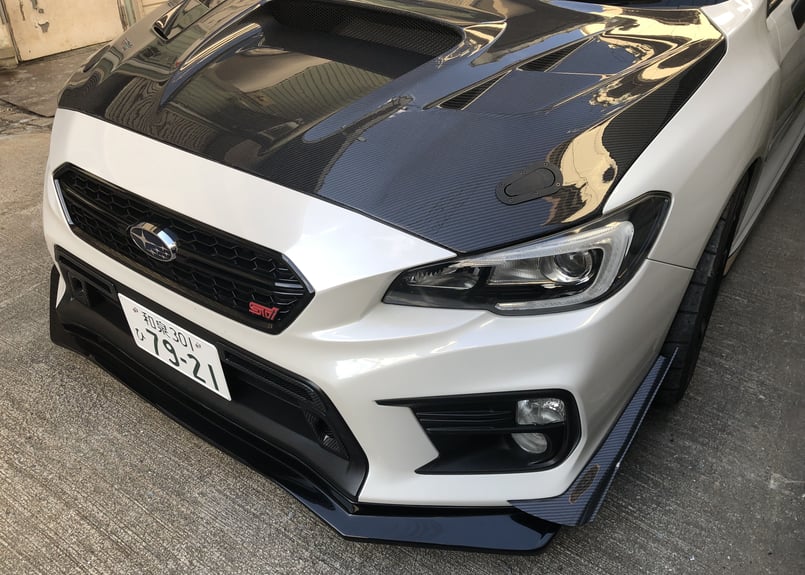 WRX VA後期スポイラー SUBARU スバル WRX STI VAB 後期 フロント スプリッター