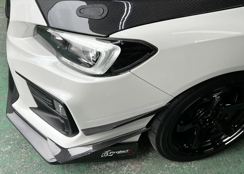 WRX S4　WRX STI フロントカナード 月曜日限定　500円引き‼ SUBARU スバル WRX VA 2015-2021 フロントスプリッター フロント