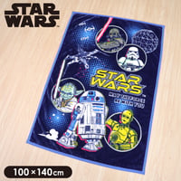 スター・ウォーズ 毛布 (100×140cm) ベビー/キッズ ニューマイヤー STAR WARS ダース・ベイダー マスターヨーダ ストームトルーパー aw-moufu100-sw