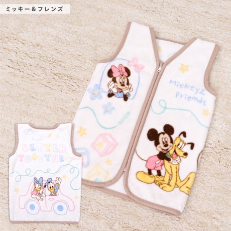 ディズニー ベビー スリーパー (40×56cm)  ニューマイヤー Disney ミッキー ドナルド アナ プリンセス トイ・ストーリー ダンボ おしゃれキャット ズートピア aw-sleeper